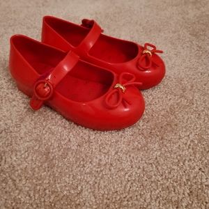 Mini Melissa  red shoes